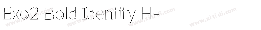 Exo2 Bold Identity H字体转换